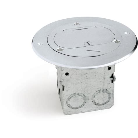 round floor boxes electrical|recessed floor electrical outlet box.